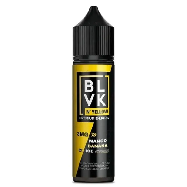 Líquido Blvk Yellow Freebase - Mango Banana Ice