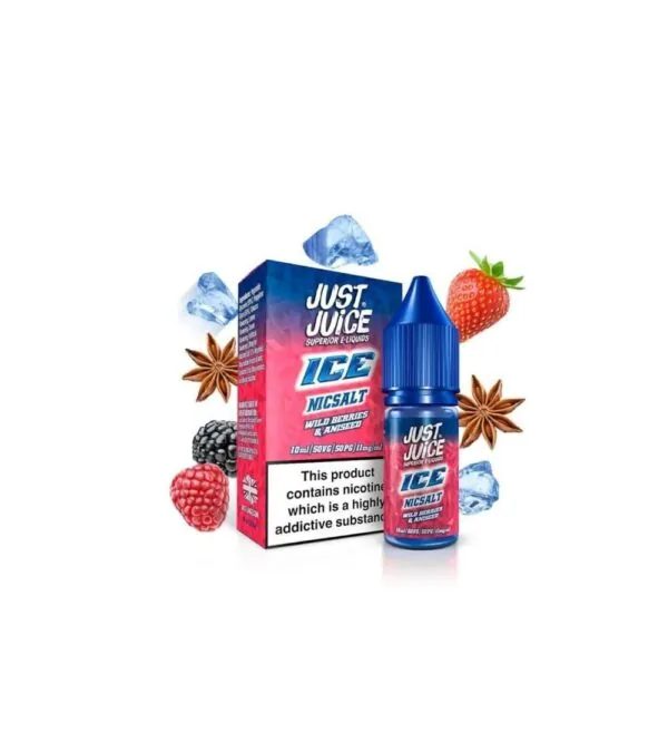 Líquido Just Juice Ice NicSalt - Wild Berries & Aniseed