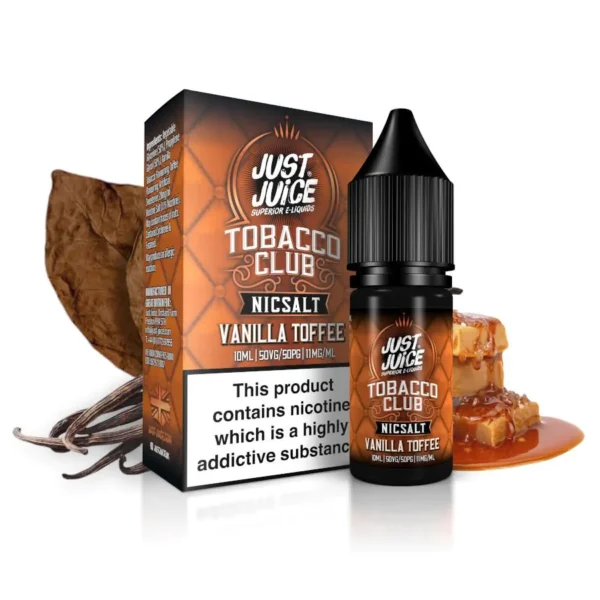 Líquido Just Juice Tobacco Club NicSalt - Vanilla Toffee 30ml
