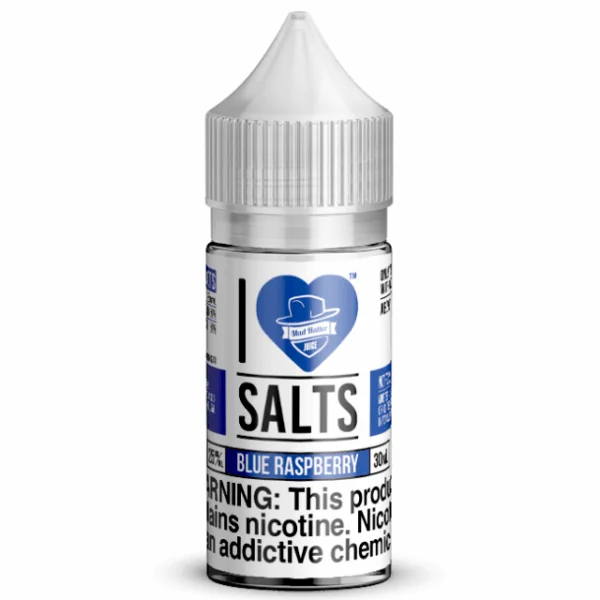 Líquido I Love Salt by Mads Hatter NicSalt - Blue Raspberry