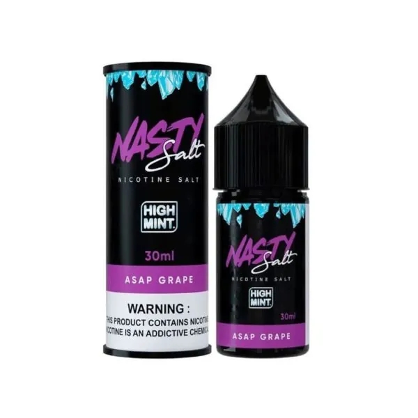 Líquido Nasty High Mint NicSalt - Asap Grape
