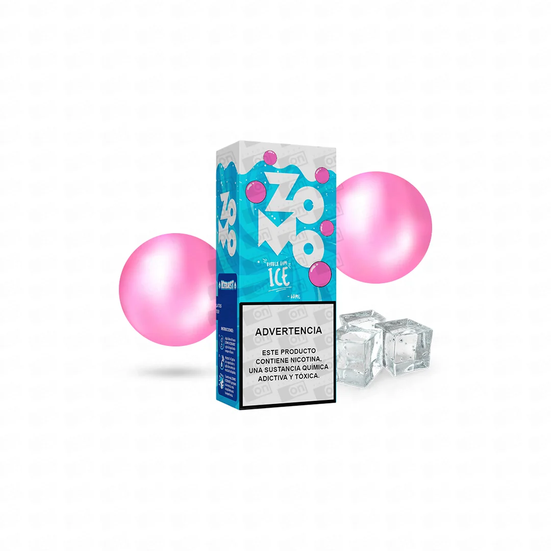 Líquido Zomo Iceburst Freebase - Bubblegum Ice