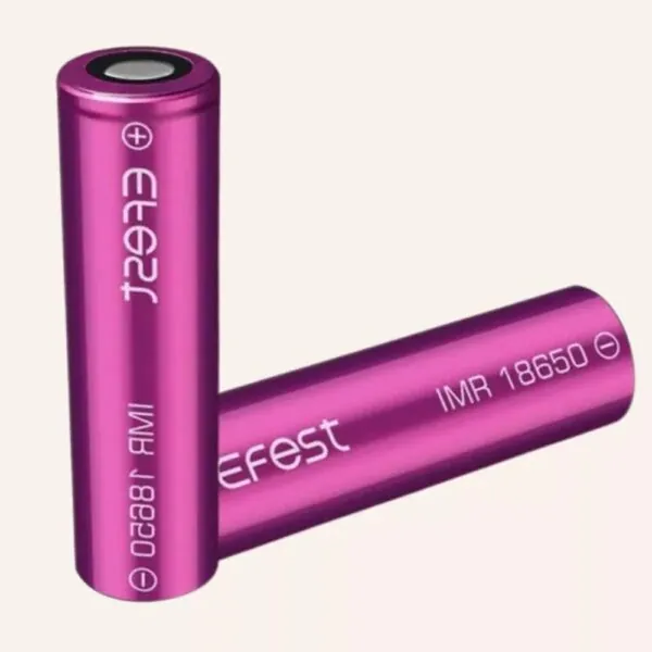 Bateria para Vape Cigarro Eletrônico - Efest (2 Unidades) - IMR 18650 - 3500