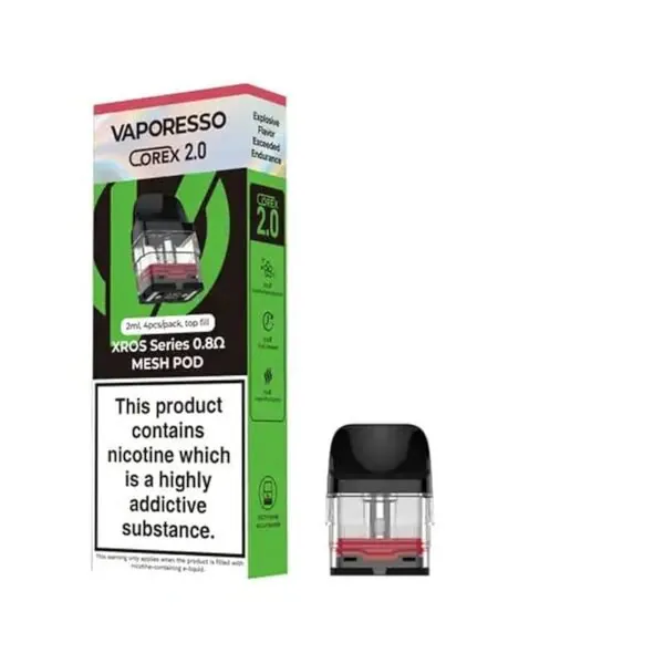 Coil Cartucho Vaporesso Xros Series Corex (Unidade) 2ml - 0.8
