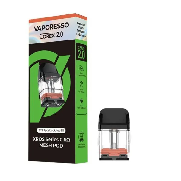 Coil Cartucho Vaporesso Xros Series Corex (Unidade) 3ml - 0.6 ohm