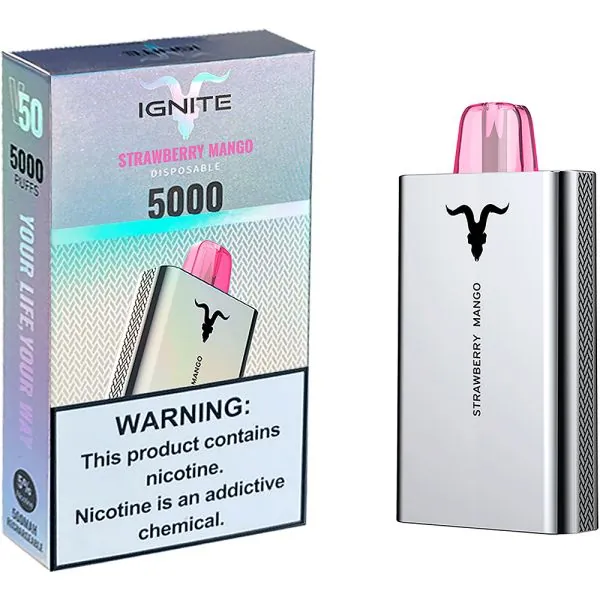 Pod Descartável Ignite V50 5000 Puffs - 5%