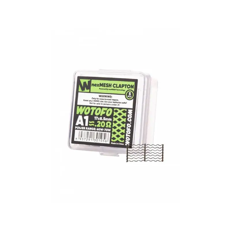 Coil Wotofo Meshwork (5 unidades) - A1 Ni80 - 0.2
