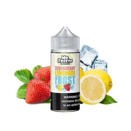 Líquido Mr Freeze Menthol Freebase - Strawberry Lemonade Frost