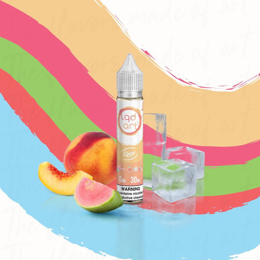 Líquido LQD Art Freebase Ice - Guava Nectarine Ice