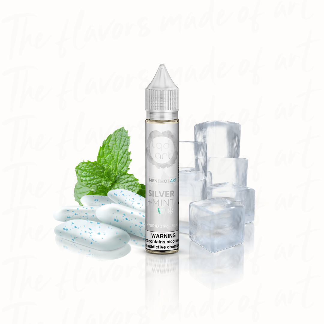 Líquido LQD Art Freebase Menthol - Silver Mint
