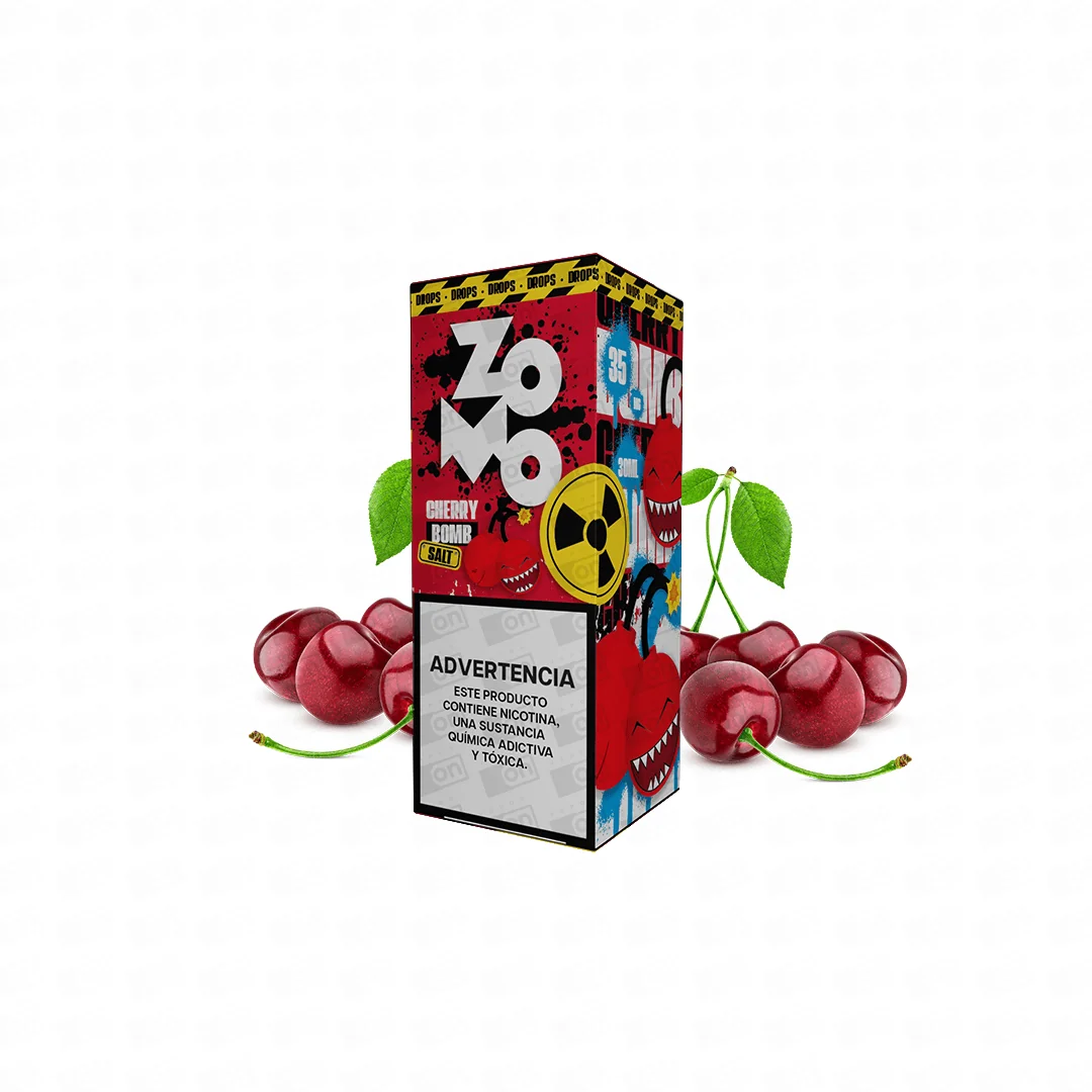 Líquido Zomo Drops NicSalt - Cherry Bomb