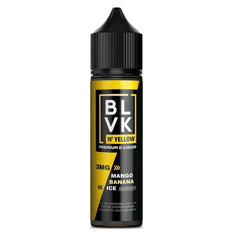 Líquido Blvk Yellow Freebase - Mango Banana Ice