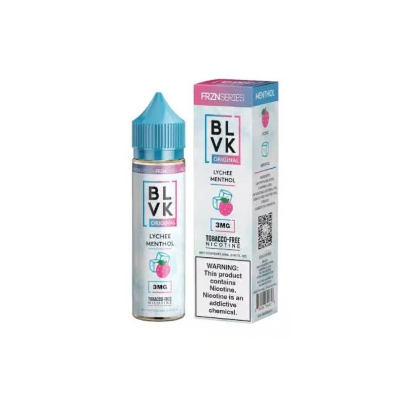 Líquido Blvk Original Freebase - Lychee Menthol