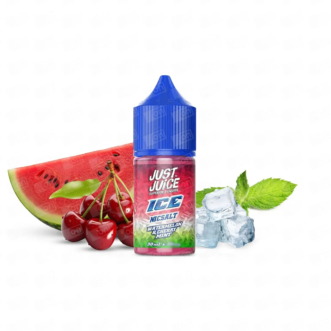 Líquido Just Juice Ice NicSalt - Watermelon e Cherry Mint